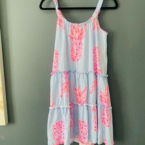 Lilly Pulitzer Loro rum swizzle unicorn dress small womens